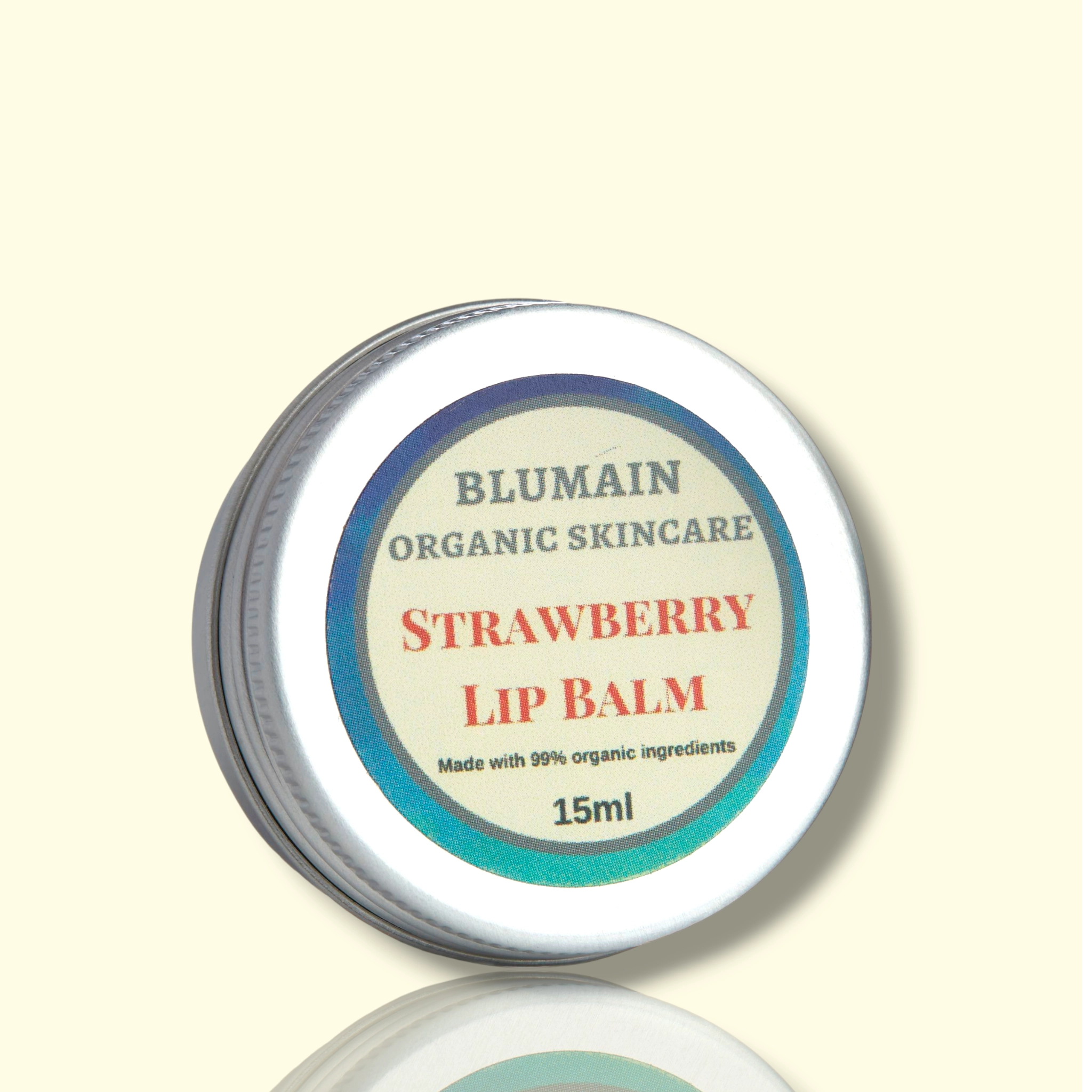 The Nourishing Lemon Grass Hand Cream with Strawberry Lip Balm Set (Organic)
